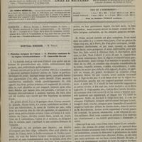 1045 - Page 1033 - Sommaire / Hôpital Necker. M. Trélat. I. Fistules borgnes de l'anus. - II. Fistules osseuses de la région trochantérienne. - III. Cancroïde du nez