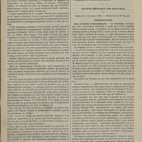 1057 - Page 1045 - Académie de médecine. Séance du 13 novembre 1883. Lecture. Inhalations médicamenteuses. M. L. Sandras / Société médicale des hôpitaux. Séance du 9 novembre 1883. Communications. Des nodosités rhumatismales. M. Troisier, observations de M. le Docteur Tixier et M. le Docteur Remirmont