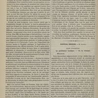1070 - Page 1058 - Institutions médicales. Les associés libres à l'Académie de médecine / Hôpital Necker. M. Jaccoud. Leçon d'ouverture. Le Professeur Lasègue. - De la Clinique