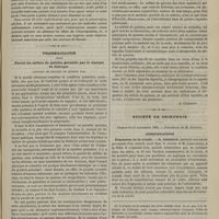1089 - Page 1077 - Enquêtes sur l'immunité cholérique et typhoïque des ouvriers qui travaillent le métal blanc, dit alfénide, et des ouvriers en cuivre. Par M. le Docteur V. Burq / Pharmacologie. Pureté du sulfate de quinine garantie par la marque de fabrique / Société de chirurgie. Séance du 21 novembre 1883. Communications. Fractures de la rotule. M. Verneuil