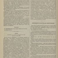 1146 - Page 1134 - Société de biologie. Séance du 8 décembre 1883. Communications. Antagonisme de la pilocarpine et de l'ergotine. M. Rabuteau / Action de la santonine sur les helminthes. M. Dubois, avec M. Marié / Élection / Théses soutenues à la Faculté de médecine de Paris pendant l'année 1883 / Chronique et nouvelles scientifiques