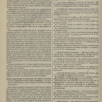 1154 - Page 1142 - Revue bibliographique. De la folie à double forme : circulaire, alterne. Par M. le Dr A.-E. Mordret... / Valeur diagnostique et pronostique des rapports du pouls et de la température dans la fièvre typhoïde, par M. le Docteur Aimé Malherbe... / Chronique et nouvelles scientifiques. Faculté de médecine de Paris / Faculté de médecine de Bordeaux / Faculté de médecine de Lille / Faculté de médecine de Lyon / Faculté de médecine de Montpellier / Collège de France / École de médecine d'Alger