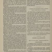0216 - Page 204 - Revue clinique hebdomadaire. De la suralimentation dans le traitement de la phtisie pulmonaire / À propos de grossesse extra-utérine ; par M. le Docteur Philippart... / Société de chirurgie. Séance du 27 février 1884. Communications. Lithotriteur ; corps étrangers de la vessie. M. Monod, sur un travail de M. Henriet