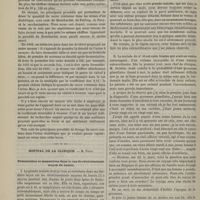 0380 - Page 370 - Hôpital de la Charité. M. Hardy. L'urine des diabétiques, par M. le Docteur Robin / Hôpital de la Clinique. M. Pajot. Présentation et manoeuvres dans le cas de rétrécissement moyen du bassin