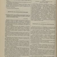 0502 - Page 494 - Académie de médecine. Séance du 27 mai 1884. Lecture. Épanchements pleuraux consécutifs à l'ablation des tumeurs du sein. M. Verneuil / Ministère de l'instruction publique. Circulaire relative au certificat de grammaire exigé des aspirants aux diplômes d'officier de santé et de pharmacien de deuxième classe / Thèses soutenues à la Faculté de médecine de Paris pendant l'année 1884 / Chronique et nouvelles scientifiques. École de médecine de Marseille / École de médecine de Nantes