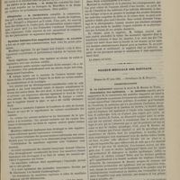 0613 - Page 605 - Société de biologie. Séance du 28 juin 1884. Communications. Suture des nerfs. M. Brown-Sequard, à l'occasion du travail présenté par M. Tillaux / Le cuivre et le choléra. M. Burq / Idéoplastie. M. Okorowicz / Système dentaire d'un supplicié (de Campi). M. Galippe / Société médicale des hôpitaux. Séance du 27 juin 1884. Communications. Commission des épidémies. M. Besnier