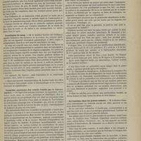 0893 - Page 885 - Association française pour l'avancement des sciences (XIIIe session, 1884). Congrès de Blois. Cystocèle vaginale. M. le Docteur Delthil / Transfusion du sang. M. le Docteur Lantier... / Gangrène spontanée des orteils traitée par le thermocautère / Traitement de la pneumonie franche par les bains froids / De l'asthme chez les jeunes enfants. M. le Docteur Chaumier