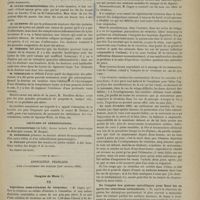 0925 - Page 917 - Société de chirurgie. Séance du 1er octobre 1884. Communications. Ovariotomie. M. Terrillon / Lectures et présentations / Association française pour l'avancement des sciences (XIIIe session, 1884). Congrès de Blois. Injections sous-cutanées de vératrine. M. Cagny / De l'emploi des pointes métalliques pour fixer les os après les résections articulaires