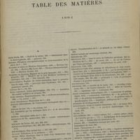 1205 - Page 1201 - Table des matières. 1884