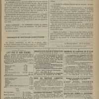 0065 - Page 55 - Société de chirurgie. Séance du 14 janvier 1885. Amputation du sein, réunion immédiate. M. Polaillon / Suture tendineuse. M. Schwartz / Chronique et nouvelles scientifiques. Hygiène de l'enfance