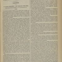 0095 - Page 85 - Société médicale des hôpitaux. Séance du 23 janvier 1885. Communications. Congestion rénale primitive. M. Albert Robin / Variétés. Un savant d'autrefois. - Son mémorial (1780-1865) ; publié par ses fils les Docteurs A. et G. Léon-Dufour