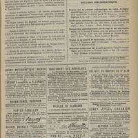 0105 - Page 95 - Chronique et nouvelles scientifiques. Faculté de médecine de Paris / Faculté de médecine de Nancy / École de médecine de Tours / Faculté des sciences de Besançon / École supérieure de pharmacie de Nancy / Bulletin bibliographique