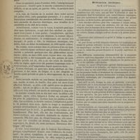 0110 - Page 100 - Hospice de la Salpêtrière. M. Charcot. Maladie de Basedow (goitre exophtalmique) ; formes frustes ; nouveau signe physique ; traitement par l'électricité / Thérapeutique. Médication béchique. Par M. le Dr Lefranc