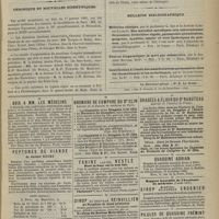 0113 - Page 103 - Thèses soutenues à la Faculté de médecine de Paris pendant l'année 1885 / Chronique et nouvelles scientifiques / Bulletin bibliographique