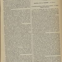 0117 - Page 107 - Intérêts professionnels. Le médecin peut-il recevoir d'un mourant un pli cacheté ou des objets destinés à une personne tierce ? Par M. le Docteur Legrand du Saulle / Hôpital de la Charité. M. Bouilly. I. Pleurésie purulente, fistule pleuro-cutanée. - II. Genu valgum, ostéotomie
