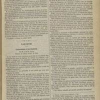 0127 - Page 117 - Académie de médecine. Séance du 3 février 1885. Discussion sur la dépopulation de la France. M. Lunier / Variétés. L'anesthésie et les dentistes. Par M. le Dr Th. David...