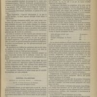 0133 - Page 123 - Revue clinique hebdomadaire. Traitement électrique des tumeurs fibreuses de l'utérus / Diphtérie, trachéotomie. Méthode du Docteur Renou. - Guérison. Par M. le Docteur Bouchard...