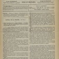 0187 - Page 177 - Sommaire / Hôpital de la Charité. M. Trélat. I. Abcès tuberculeux de la région lombaire. - II. Déformation du pied par prédominance d'action des fléchisseurs du pied sur la jambe