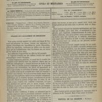 0195 - Page 185 - Sommaire / Séance de l'Académie de médecine / Hôpital de la Charité. M. Hardy. Hémianesthésie d'origine saturnine