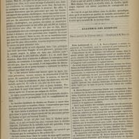 0205 - Page 195 - Revue clinique hebdomadaire. Cas de choléra isolé et mortel / Académie des sciences. Séance annuelle du 23 février 1885. IV. Prix Lallemand