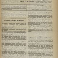 0219 - Page 209 - Sommaire / Séance de l'Académie de médecine / Hôtel-Dieu. M. Richet. I. Fistule rétro-mentonnière. - II. Amputation de la cuisse