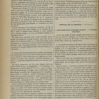 0220 - Page 210 - Hôtel-Dieu. M. Richet. I. Fistule rétro-mentonnière. - II. Amputation de la cuisse / Hôpital de la Charité. M. Landouzy. I. Ictus apoplectique, hémiplégie complète. - II. Diathèse cancéreuse