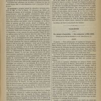 0223 - Page 213 - Académie de médecine. Séance du 3 mars 1885. Discussion sur la dépopulation de la France. M. Fournier / Variétés. Un savant d'autrefois. - Son mémorial (1780-1865) ; publié par ses fils les Docteurs A. et G. Léon-Dufour