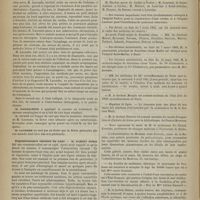 0264 - Page 254 - Société médicale des hôpitaux. Séance du 13 mars 1885. Communications. Affections cancéreuses de l'oesophage et de l'estomac. M. Lacombe / Dégénérescence calcaire du coeur. M. Albert Robin / Élection / Chronique et nouvelles scientifiques. Hôpitaux de Lyon / Avis