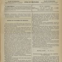 0267 - Page 257 - Sommaire / Séance de l'Académie de médecine / Hôtel-Dieu. M. Tillaux. Fracture du larynx ; adénome de la face supérieure du voile du palais