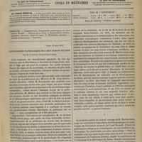 0275 - Page 265 - Sommaire / Iconographie pathologique de l'oeuf humain fécondé ; par M. le Docteur Martin-Saint-Ange