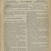 0299 - Page 289 - Sommaire / Revue clinique hebdomadaire. Souffles cardiaques organiques et non organiques