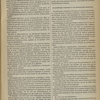 0301 - Page 291 - Revue clinique hebdomadaire. Intoxication par les vins fraudés / La pathologie cellulaire et les théories plus modernes