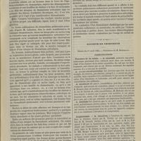 0325 - Page 315 - Revue clinique hebdomadaire. Manifestations pulmonaires chez les rhumatisants et les arthritiques / Société de chirurgie. Séance du 1er avril 1885. Communications. Fracture de la rotule. M. Desprès / Laparotomie. M. Gillette, à l'occasion du rapport fait par M. Terrier
