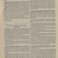 0335 - Page 325 - Congrès français de chirurgie. Deuxième séance du 6 avril 1885. Communications. Pathogénie et traitement des exostoses des sinus frontaux. M. Panas / Ostéotomie et ostéoclasie dans le traitement du genu valgum. M. Demons... / Première séance du 7 avril 1885. Étiologie et pathogénie des affections chirurgicales. Antisepsie. M. Abadie / Érysipèles et infections purulentes. M. Cauchois... / Du rôle respectif des ptomaïnes et des microbes dans la pathogénie de la septicémie. M. Jeannel..., avec M. Laulanie / Pathogénie des abcès fétides des membres. M. Nepveu, deux observations recueillies dans le service de M. Verneuil