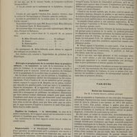 0430 - Page 420 - Académie de médecine. Séance du 5 mai 1885. Correspondance / Élection / Rapports. Étiologie et prophylaxie de la scrofule dans la première enfance. M. Marjolin, au nom de la commission de l'hygiène de l'enfance / Hygiène de l'enfance. M. Devilliers, au nom de la même commission / Communications. Néphrectomie. M. Polaillon / Myome utérin ; hystérectomie. M. Tillaux / Variétés. Notice sur Constantine. Par M. le Docteur Badour...