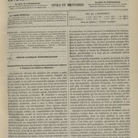 0435 - Page 425 - Sommaire / Revue clinique hebdomadaire. Inauguration du cours de clinique des maladies des enfants à l'Hôpital des Enfants-Malades
