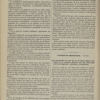 0438 - Page 428 - Revue clinique hebdomadaire. Monoplégie brachiale ; suite d'une chute sur l'épaule / Clinique de Montevideo. M. Fort. Cas remarquable de carie des os du bassin. Séjour d'un enfant au lit pendant quatorze ans, par suite d'une erreur de diagnostic ; opérations ; amélioration