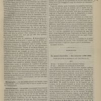 0447 - Page 437 - Société de biologie. Séance du 9 mai 1885. Communications. Transfusion du sang. M. Brown-Séquard / Micrographie. M. Malassez / Adénome sébacé. M. Balzer, communique l'observation et montre le moule d'une malade du service de M. Fournier / Persistance de l'excitabilité cérébrale après la décapitation. M. Laborde / Variétés. Un savant d'autrefois. - Son mémorial (1780-1865) ; publié par ses fils les Docteurs A. et G. Léon-Dufour