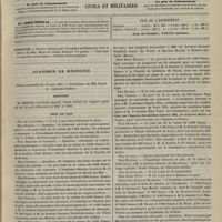 0467 - Page 457 - Sommaire / Académie de médecine. Séance annuelle du 19 mai 1885. Rapport / Prix de 1883