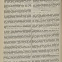 0476 - Page 466 - Revue clinique hebdomadaire. Monoplégie brachiale, suite de traumatisme de l'épaule ; sa nature hystérique / Phlegmon péri-utérin