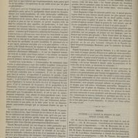 0480 - Page 470 - Académie de médecine. Séance annuelle du 19 mai 1885. Éloge de Claude Bernard / Thèses soutenues à la Faculté de médecine de Paris pendant l'année 1885