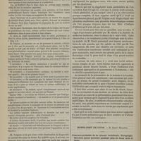 0492 - Page 482 - Hôtel-Dieu. M. Vulpian. Carcinie généralisée : glandes mammaires, ganglions de l'aisselle et sus-claviculaires, parois abdominales, etc. ; épanchement pleural ; cachexie très avancée ; amélioration dans l'espace de deux mois ; guérison apparente. (Observation recueillie par M. Brunon...) / Hôtel-Dieu de Lyon. M. Daniel Mollière. Fracture probable de la colonne vertébrale. Paraplégie. Érection ayant persisté pendant plus de deux mois et demi. (Observation recueillie par M. René Duzéa...)
