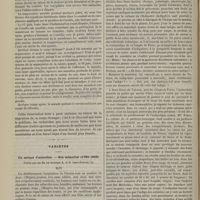 0510 - Page 500 - Hôpital de Neufchâteau. Migration d'un corps étranger du conduit auditif externe dans l'arrière-cavité des fosses nasales par la caisse et la trompe d'Eustache. Par le Docteur Lallemant... / Variétés. Un savant d'autrefois. - Son mémorial (1780-1865) ; publié par ses fils les Docteurs A. et G. Léon-Dufour