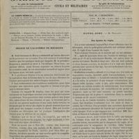0515 - Page 505 - Sommaire / Séance de l'Académie de médecine / Hôtel-Dieu. M. Tillaux. Des kystes du vagin