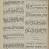 0534 - Page 524 - Du tarassis ; par M. le Docteur Lanoaille de Lachèze / Société de biologie. Séance du 30 mai 1885. Communications. Origine et nature des lésions oculaires. M. Poncet