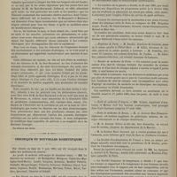 0536 - Page 526 - Société de biologie. Séance du 6 juin 1885. Communications. Des courants électriques des tissus vivants. M. Onimus / Chronique et nouvelles scientifiques. Hôpitaux de Paris / Faculté de médecine de Paris / École de médecine d'Angers / École de médecine de Rouen