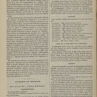 0566 - Page 556 - Hôpital des Enfants-Malades. M. Descroizilles. Fièvre typhoïde traitée par le salicylate de soude administré suivant la méthode dite des doses accumulées ; longue convalescence ; guérison / Académie de médecine. Séance du 16 juin 1885. Correspondance / Biographie de M. Noel Gueneau de Mussy / Élection / Suite de la discussion sur l'érysipèle. M. Verneuil / Rapport. Sur un travail de M. le Docteur de Closmadeuc... intitulé : Opérations césariennes. M. Guéniot