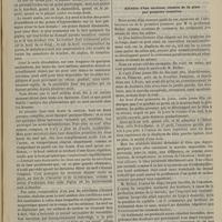 0573 - Page 563 - Revue clinique hebdomadaire. Phénomènes curieux observés à la suite d'une section du nerf médian / Ablation d'une exostose, réunion de la plaie par première intention