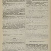 0584 - Page 574 - Société médicale des hôpitaux. Séance du 12 juin 1885. Communications. Traitement du croup. M. Cadet de Gassicourt / Tentative d'empoisonnement par le pétrole. M. Duguet / Élection / Thèses soutenues à la Faculté de médecine de Paris pendant l'année 1885 / Chronique et nouvelles scientifiques. Faculté de médecine de Nancy / École de médecine de Grenoble / Muséum / Bulletin bibliographique