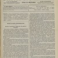 0595 - Page 585 - Sommaire / Revue clinique hebdomadaire. Spasmes oesophagiens causés par une gastrite chronique